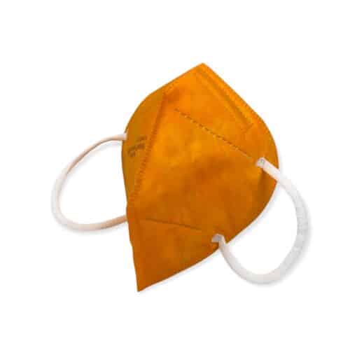 Oranžový respirátor FFP2 pre dospelých (10ks/bal.)