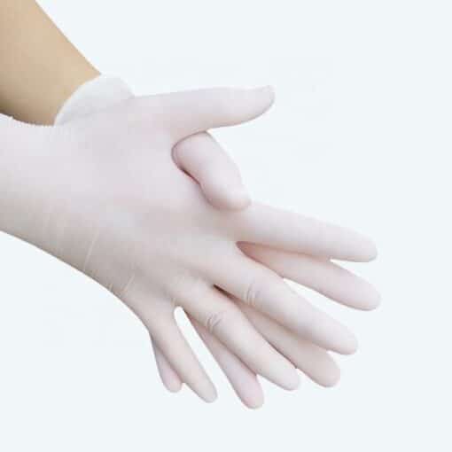 Latexové rukavice pudrované, nesterilné