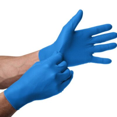 Nitrilové rukavice pracovné MODRÉ veľkosť M, L, XL
